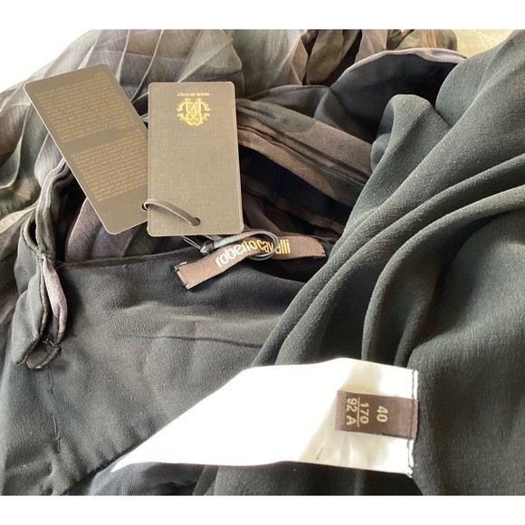 ROBERTO CAVALLI CUTOUT HIGH SLIT GOWN - Picture 7 of 7